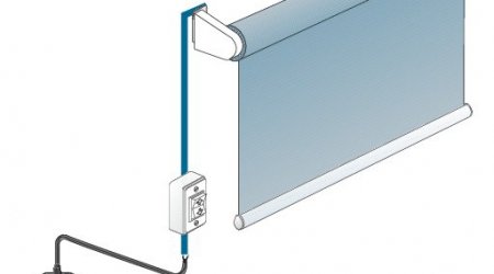 Sterowanie elektryczne rolet  - instalacja pojedyncza - schemat